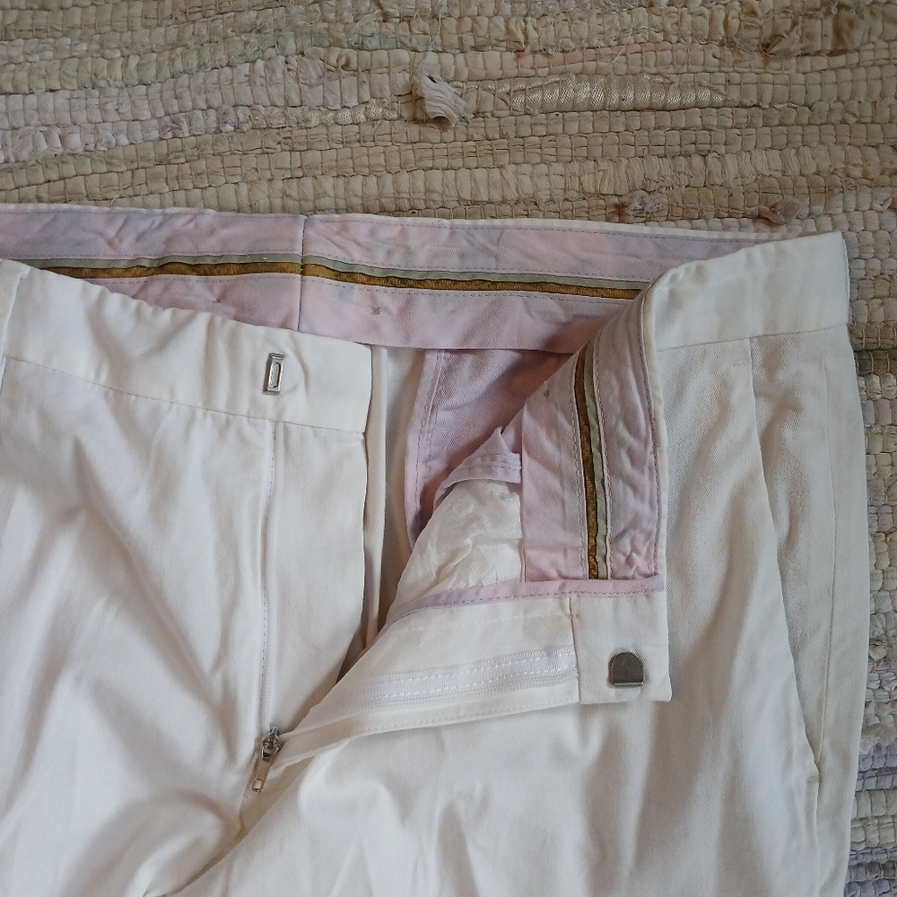 Boss Hugo Boss Pants Mens Size 36R White Used - Picture 10 of 16